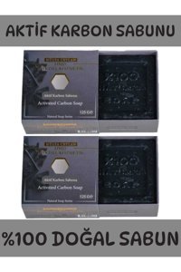 Hmd Bitkisel Kozmetik Aktif Karbon Aktif Karbon Katı Sabun 2x125 gr
