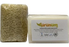 Ürünüm Şifalı Bitkiler Gliserinli-Kabak Lifli-Keçi Sütü Katı Sabun 100 gr