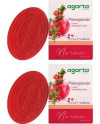 Agarta Doğal Nar Katı Sabun 2x125 gr