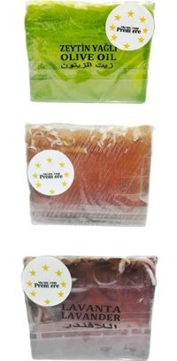 Monsieur Premiere Lavanta-Zeytinyağlı-Zeytin Yapraklı Katı Sabun 3x120 gr