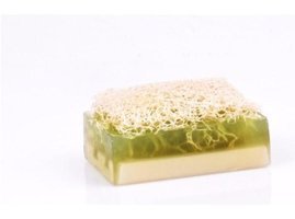 Lisinya Doğal Kabak Lifli Kabak Lifli-Çay Ağacı Katı Sabun 125 gr