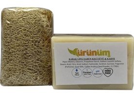 Ürünüm Şifalı Bitkiler Kabak Lifli-Kahve-Keçi Sütlü Katı Sabun 100 gr