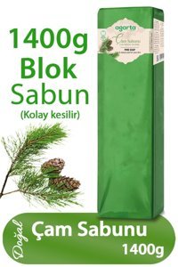 Agarta El Yapımı Doğal Çam Katı Sabun 1.4 kg