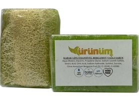 Ürünüm Şifalı Bitkiler Bergamot-Kabak Lifli Katı Sabun 100 gr