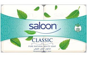 Saloon Beyaz Katı Sabun 4x150 gr