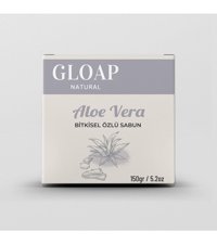 Gloap Natural Bitkisel Aloe Vera Katı Sabun 150 gr