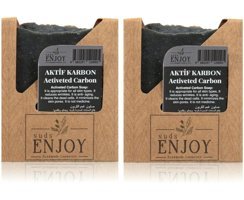 Enjoy Aktif Karbon Aktif Karbon Katı Sabun 2x100 gr
