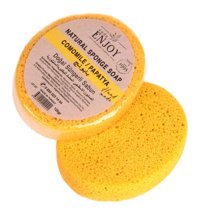 Enjoy Doğal Süngerli El Yapımı Papatya Katı Sabun 125 gr