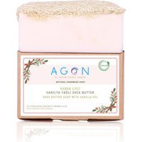 Agon El Yapımı Doğal Kabak Lifli-Shea Butter-Vanilya Katı Sabun 120 gr