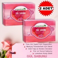 Organicsun Doğal Gül Katı Sabun 2x140 gr