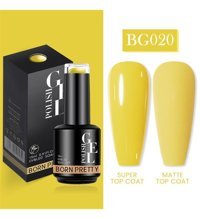 Born BG020 Sarı Parlak Kalıcı Oje