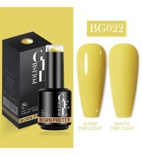 Born BG022 Sarı Parlak Kalıcı Oje