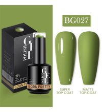 Born BG027 Yeşil Parlak Kalıcı Oje