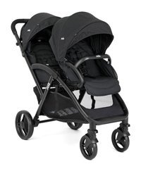 Joie S 61424 Evalite Duo Tandem Katlanabilir Tek Elle Kapanan 360 Derece Dönen Tam Yatar Puset Bebek Arabası Siyah
