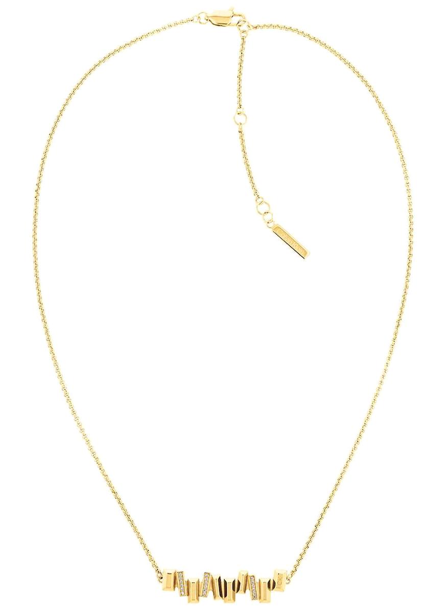 Calvin Klein Minimal Kararmayan Düz Zincir Kadın Gümüş Kolye 47 cm