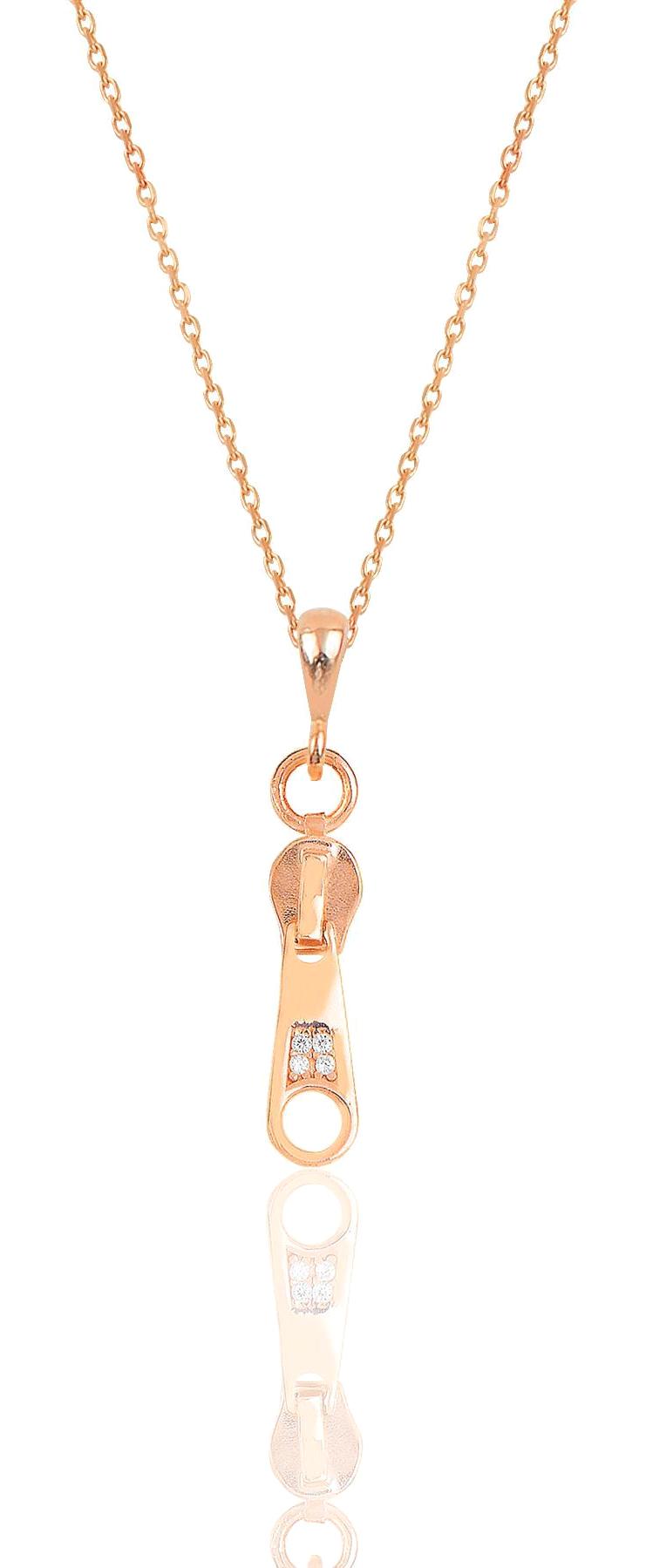 Söğütlü Silver Zirkon Taşlı Kararmayan Forse Zincir Kadın Gümüş Kolye 45 cm
