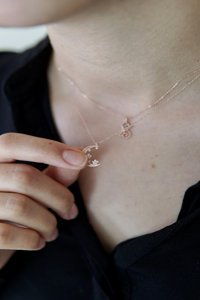Elika Silver Ataçlı Beyaz 925 Ayar Kararmayan Ataç Düz Zincir Kadın Gümüş Kolye 55 cm