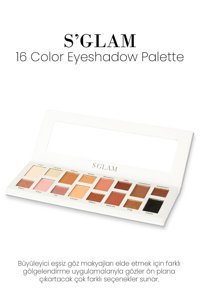 S'Glam Color Krem Metalik Far Paleti