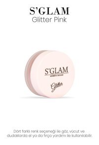 S'Glam Pink Toz Işıltılı Tekli Far Kırmızı