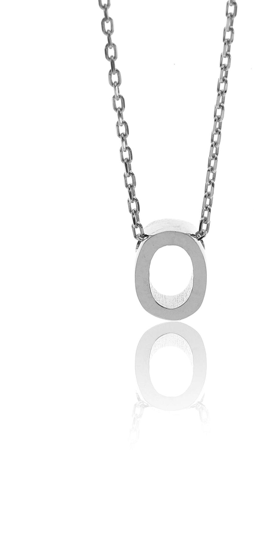 Söğütlü Silver O Harfli 925 Ayar Kararmayan Forse Zincir Kadın Gümüş Kolye 42 cm