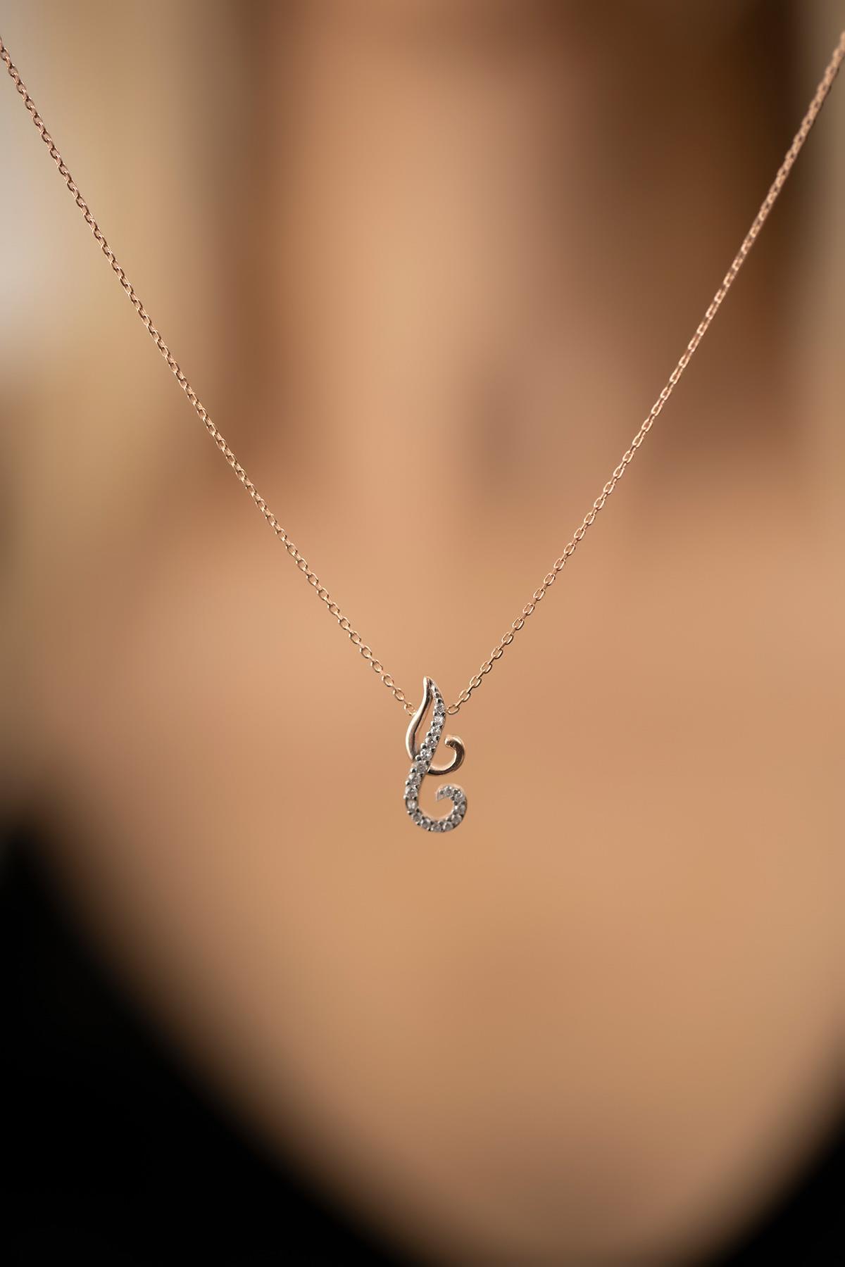 İzla Design Damla Beyaz Kararmayan Düz Zincir Kadın Gümüş Kolye 45 cm