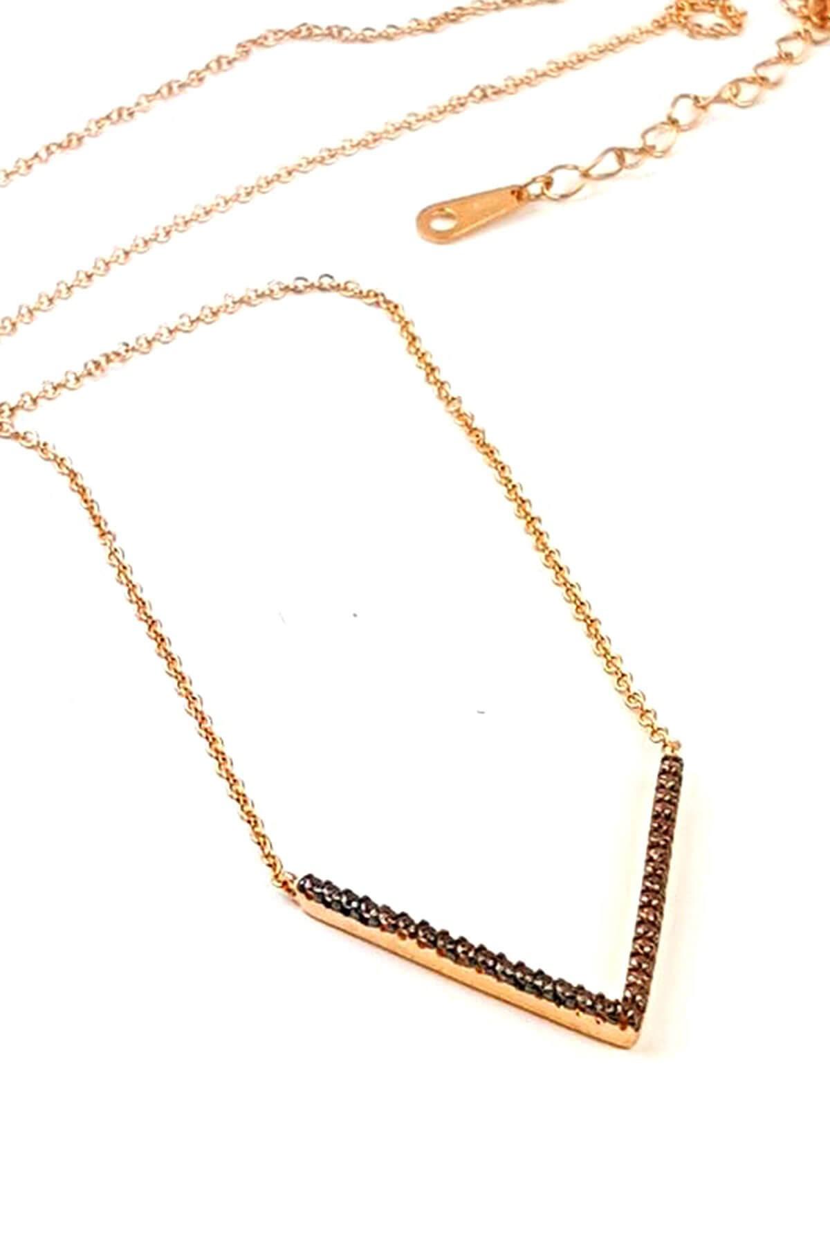 Oseshop Çok Renkli Lal Taşlı 925 Ayar Kararmayan Forse Zincir Kadın Gümüş Kolye 50 cm