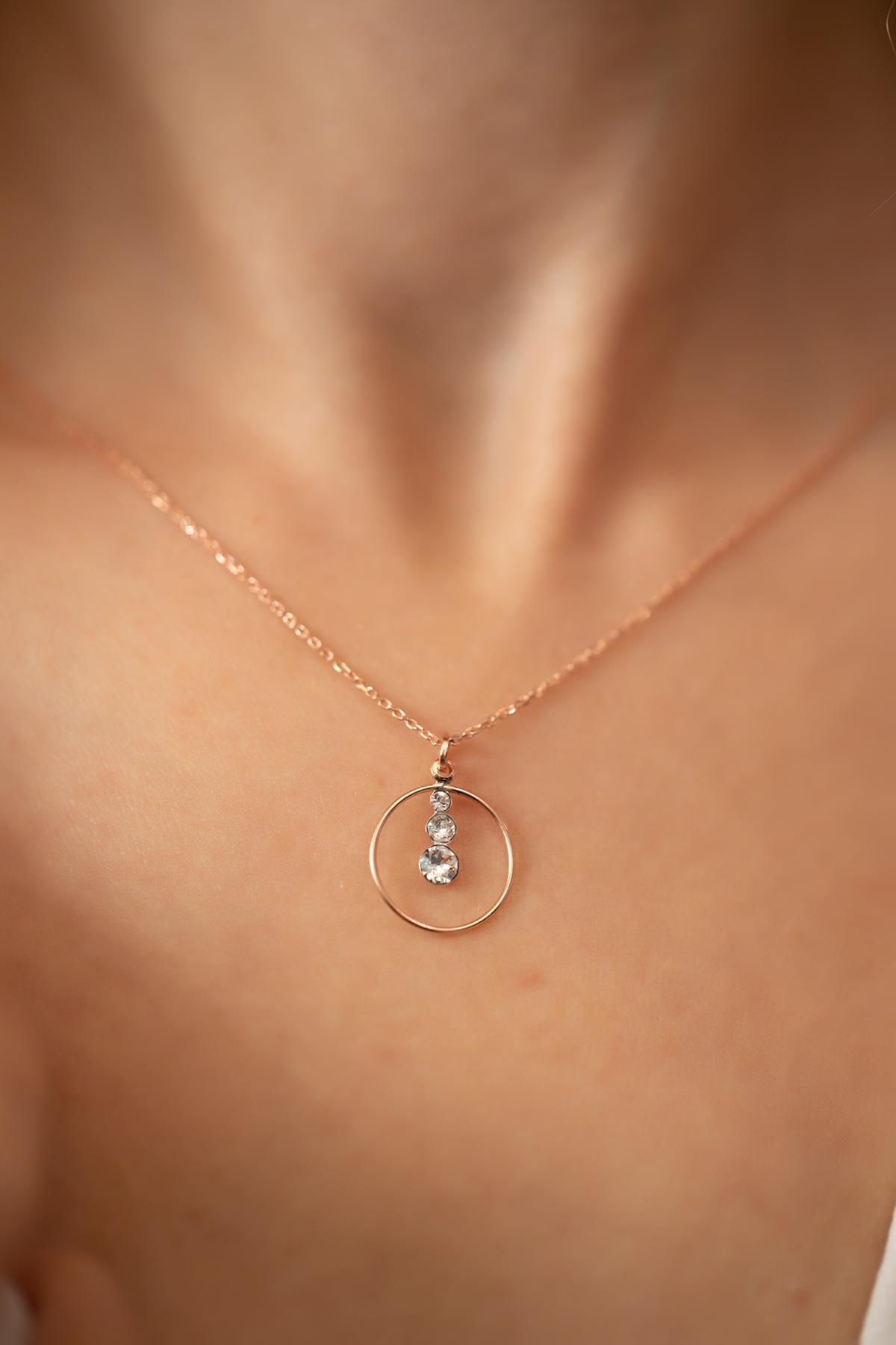 Swarovski Beyaz Swarovski Taşlı Kararmayan Kelebek Düz Zincir Kadın Gümüş Kolye 45 cm