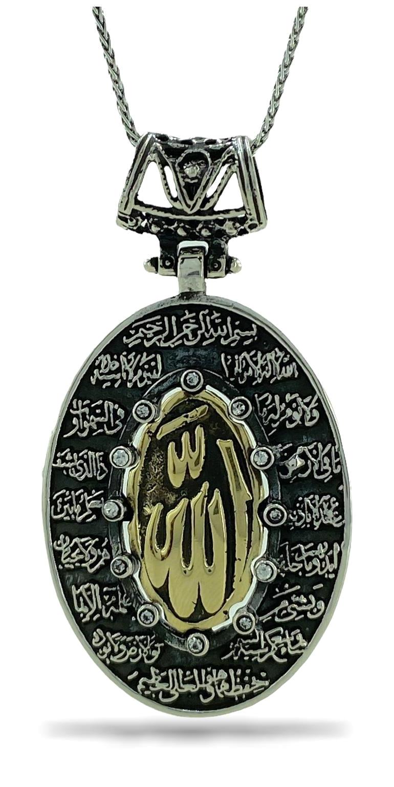 Magümüş Siyah Oniks Taşlı 925 Ayar Kararmayan Halat Zincir Kadın Gümüş Kolye 60 cm