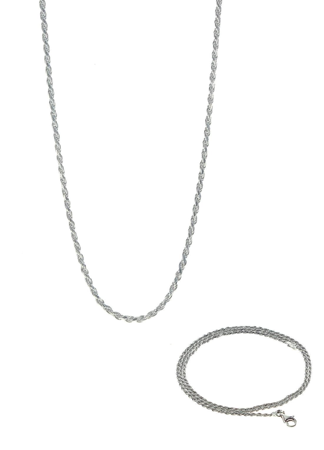 Söğütlü Silver 925 Ayar Kararmayan Burgu Zincir Kadın Gümüş Kolye 45 cm