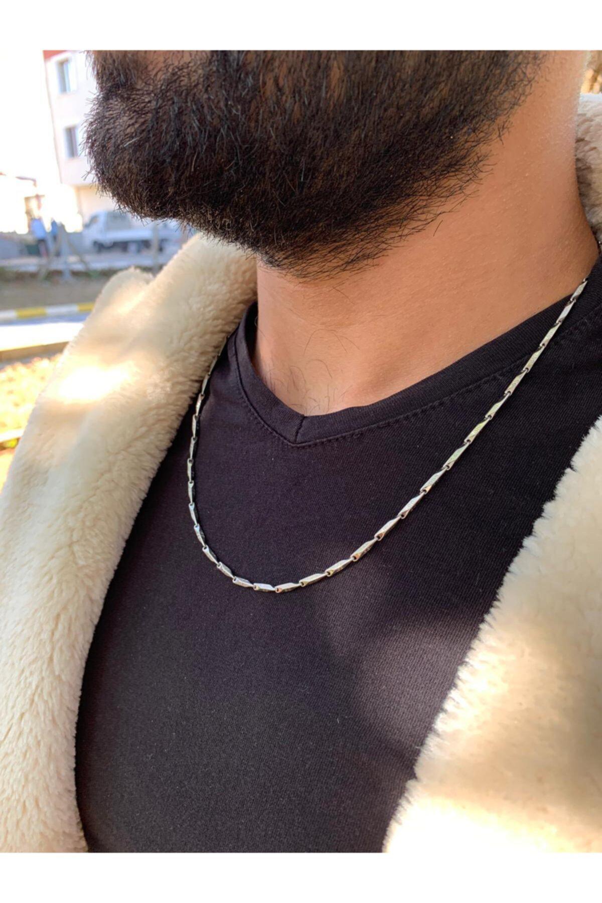 Takıconcept Uğur Böceği Beyaz Halat Zincir Kadın Gümüş Kolye 43 cm