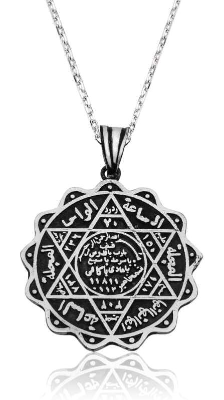 Supertrend Siyah Oniks Taşlı Kararmayan Geometrik Halat Zincir Kadın Gümüş Kolye 45 cm