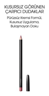 M.A.C Bright Pink İnce Mat Dudak Kalemi Kahverengi