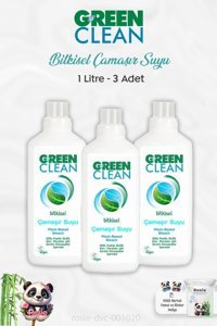 Green Clean Vegan Banyo-Mutfak İçin Konsantre Sıvı Çamaşır Suyu 3x1 lt