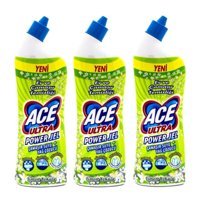 Ace Ekstra Güçlü Limon Banyo-Mutfak İçin Konsantre Jel Çamaşır Suyu 3x810 gr
