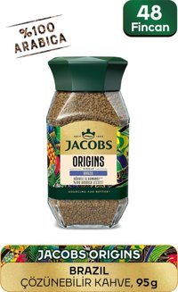 Jacobs Origin Brazil Kavanoz Granül Kahve 95 gr