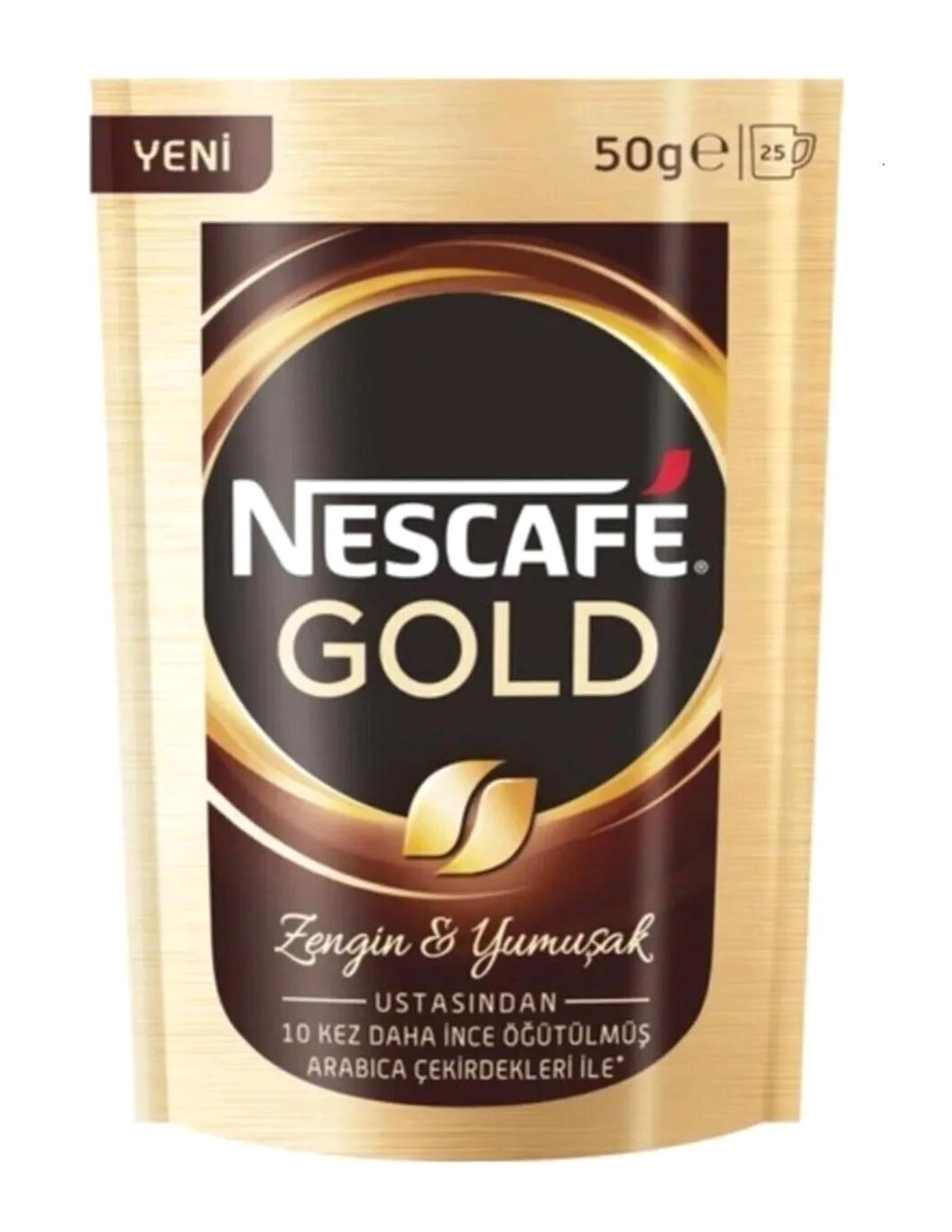 Nescafe Gold Paket Granül Kahve 24x50 gr