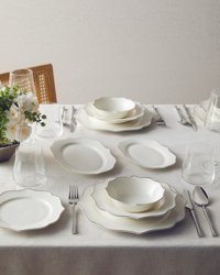 English Home Valencia 27 Parça 6 Kişilik Bone Porselen Yemek Takımı Silver