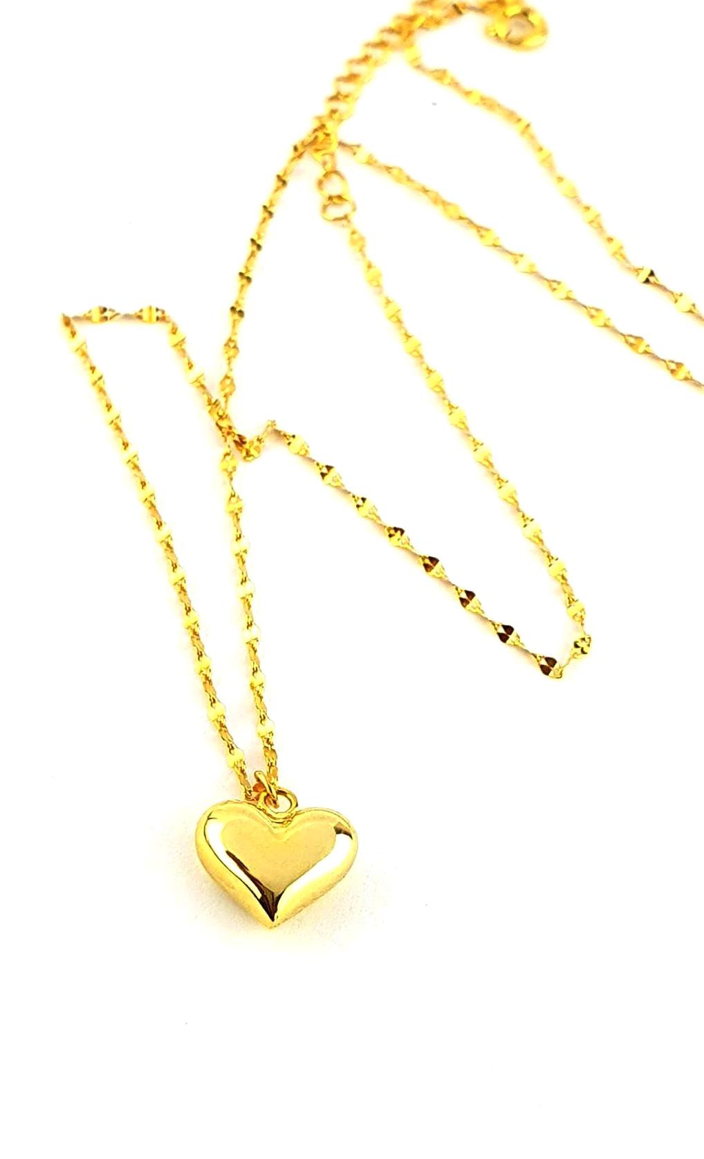 Oseshop Kalpli Gold 925 Ayar Altın Kaplama Kararmayan Forse Zincir Kadın Gümüş Kolye 45 cm