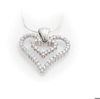 Serra Jewels Kalpli Beyaz Zirkon Taşlı 925 Ayar Kararmayan Forse Zincir Kadın Gümüş Kolye 45 cm