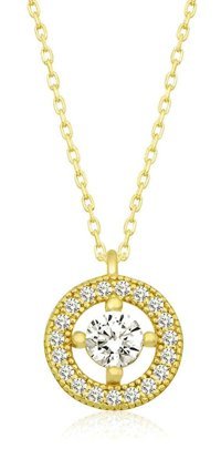 Serra Jewels Tektaş Beyaz Zirkon Taşlı 925 Ayar Kararmayan Yuvarlak Forse Zincir Kadın Gümüş Kolye 45 cm