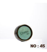 Christine Plus No:45 Toz Simli Işıltılı Tekli Göz Farı Yeşil
