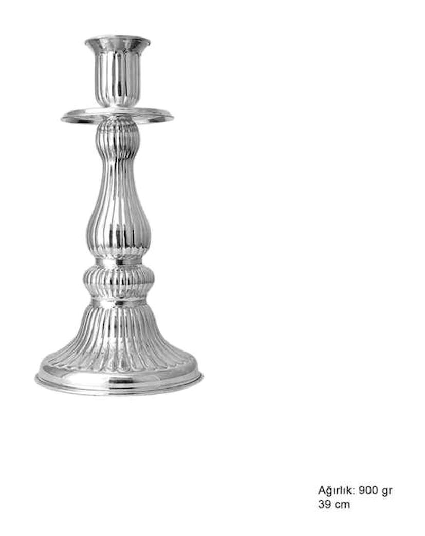 Gumush Taşsız 925 Ayar Zincir Gümüş Kolye 45 cm