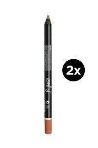 Emily No:222 İnce Mat Dudak Kalemi Pembe + 2 Adet