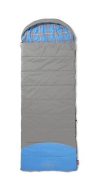 Coleman Basalt -28 Derece Polyester 4 Mevsim Kamp-Dağcılık Tek Kişilik Yetişkin Uyku Tulumu Gri-Mavi