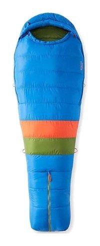 Marmot Marmot0330 -28 Derece Kaz Tüyü 4 Mevsim Kamp-Dağcılık Tek Kişilik Yetişkin Uyku Tulumu Mavi