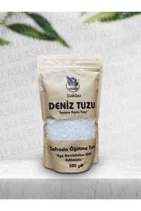 Bakbu Natural İyotsuz Kristal Deniz Tuzu Paket 500 gr