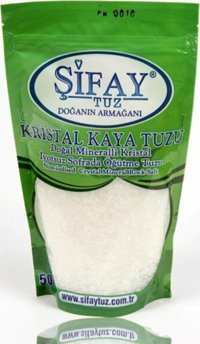 Şifay Tuz Doğanın Armağanı İyotsuz Kristal Kaya Tuzu Paket 500 gr
