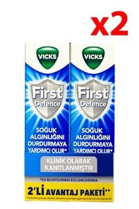 Vicks Defence Sıvı Tekli Sprey Serum Fizyoloji 2x15 ml