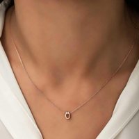 Gumush Ö Harfli 925 Ayar Altın Kaplama Kararmayan Forse Zincir Kadın Gümüş Kolye 45 cm