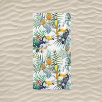 Marte Home Tropicals 2 Plaj Havlusu Çok Renkli